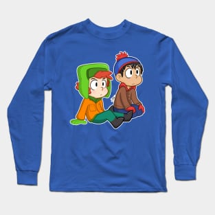 South Park Besties - Kyle and Stan Long Sleeve T-Shirt